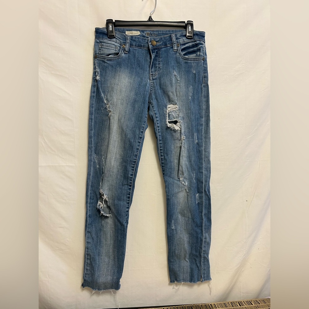 Kut‎ From The Kloth Distressed Catherine Boyfriend Jeans Size 4